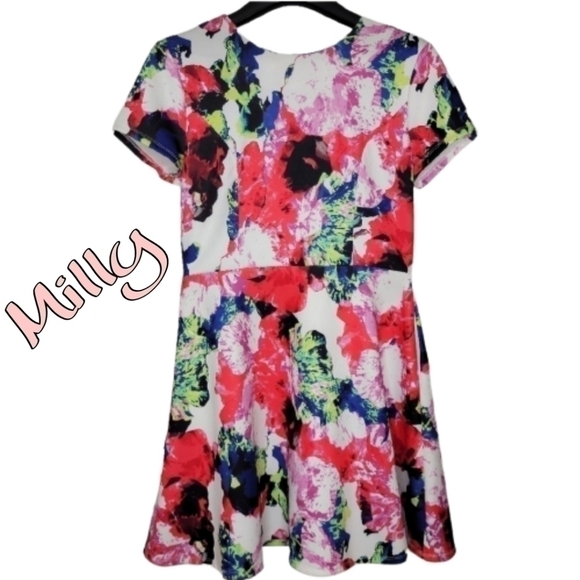 Milly Dresses & Skirts - MILLY Scuba A Line Summer Floral Dress